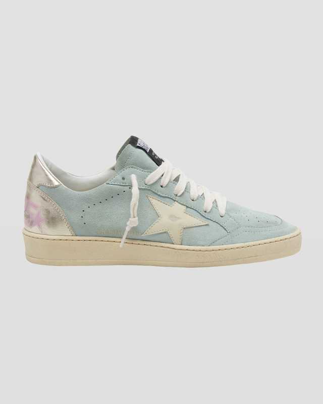 Ballstar Mixed Leather Low-Top Sneakers